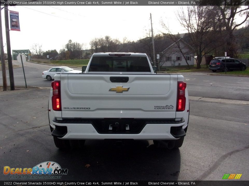 2022 Chevrolet Silverado 3500HD High Country Crew Cab 4x4 Summit White / Jet Black Photo #4