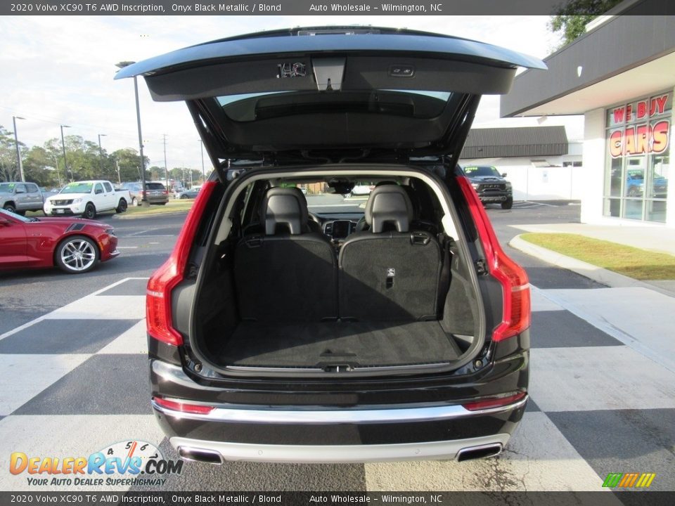 2020 Volvo XC90 T6 AWD Inscription Onyx Black Metallic / Blond Photo #5