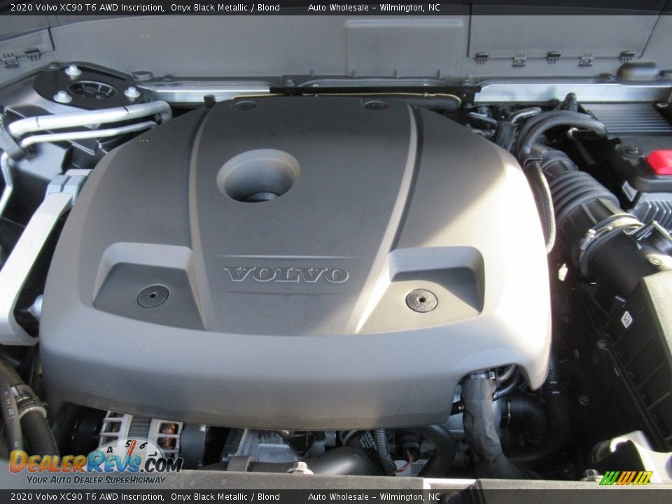2020 Volvo XC90 T6 AWD Inscription Onyx Black Metallic / Blond Photo #6