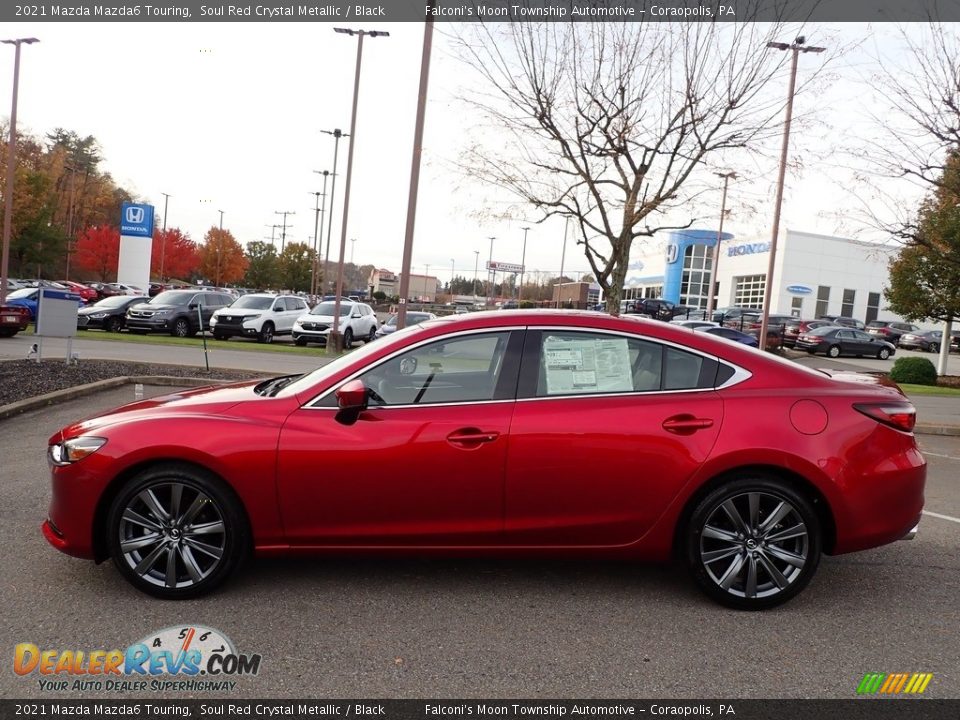 2021 Mazda Mazda6 Touring Soul Red Crystal Metallic / Black Photo #6