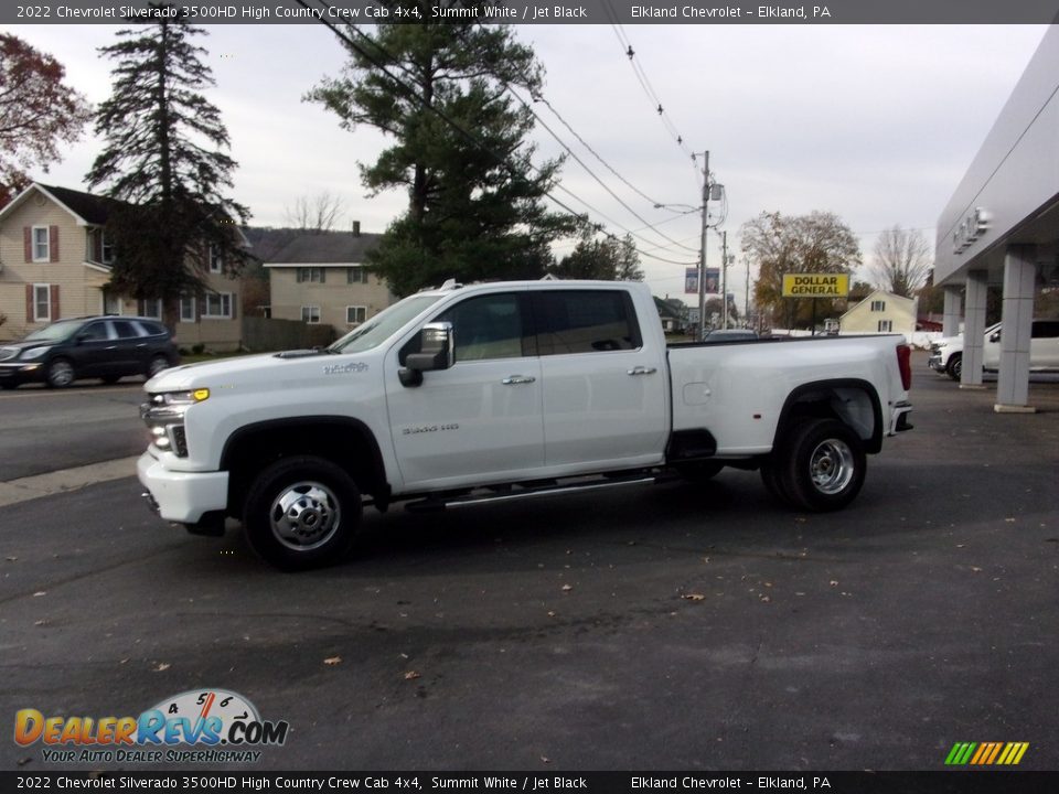 2022 Chevrolet Silverado 3500HD High Country Crew Cab 4x4 Summit White / Jet Black Photo #6