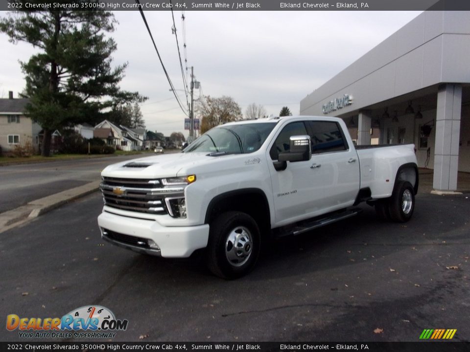 2022 Chevrolet Silverado 3500HD High Country Crew Cab 4x4 Summit White / Jet Black Photo #7