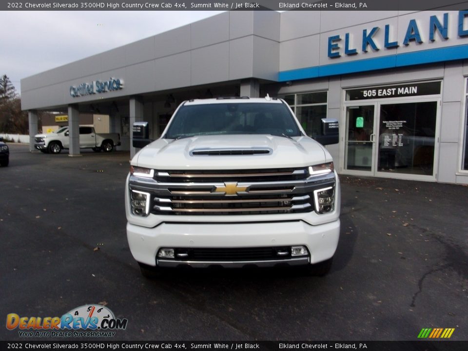 2022 Chevrolet Silverado 3500HD High Country Crew Cab 4x4 Summit White / Jet Black Photo #8