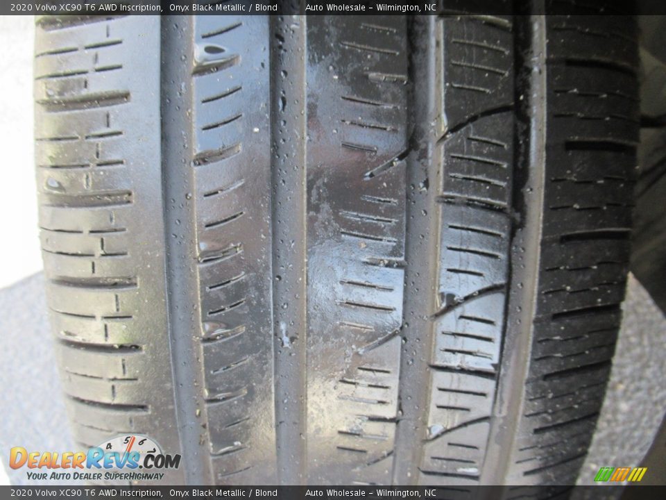 2020 Volvo XC90 T6 AWD Inscription Onyx Black Metallic / Blond Photo #9