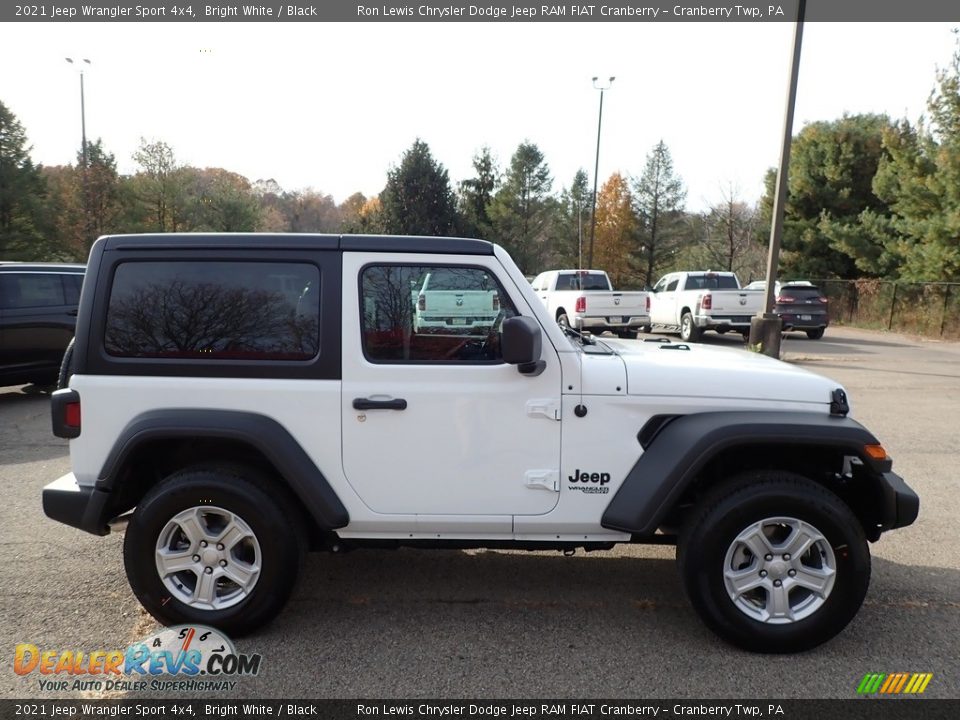 2021 Jeep Wrangler Sport 4x4 Bright White / Black Photo #4