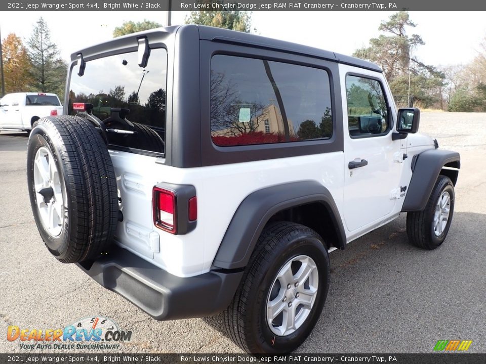 2021 Jeep Wrangler Sport 4x4 Bright White / Black Photo #5