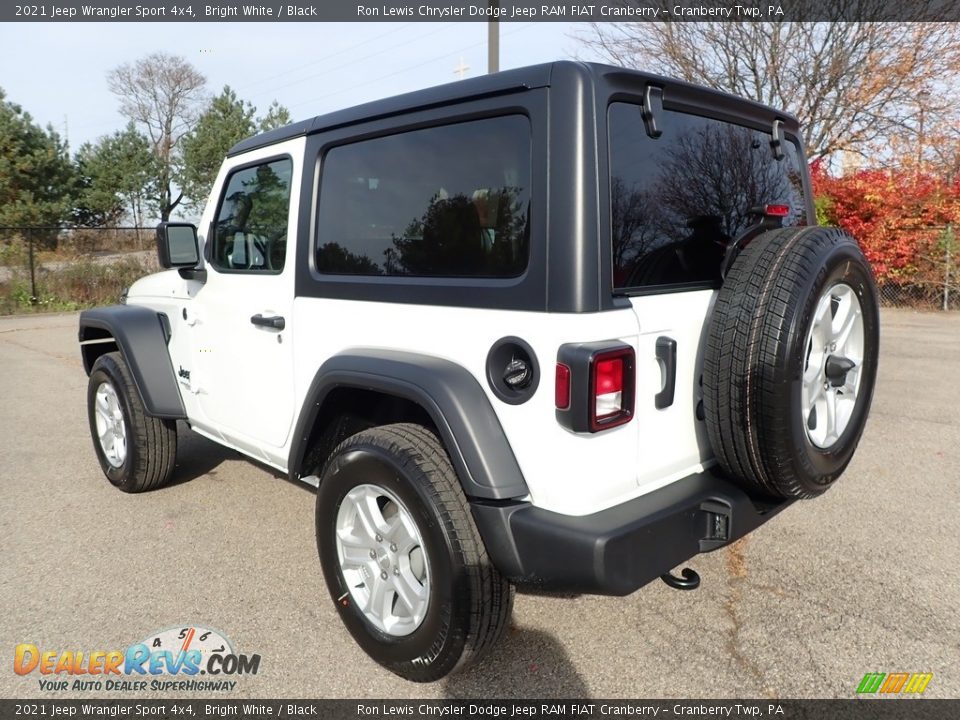 2021 Jeep Wrangler Sport 4x4 Bright White / Black Photo #8