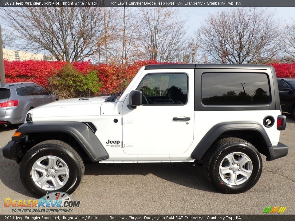 Bright White 2021 Jeep Wrangler Sport 4x4 Photo #9