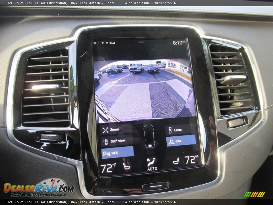 2020 Volvo XC90 T6 AWD Inscription Onyx Black Metallic / Blond Photo #18