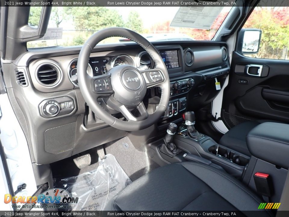 2021 Jeep Wrangler Sport 4x4 Bright White / Black Photo #14