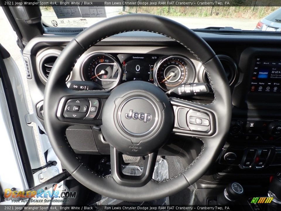 2021 Jeep Wrangler Sport 4x4 Steering Wheel Photo #16