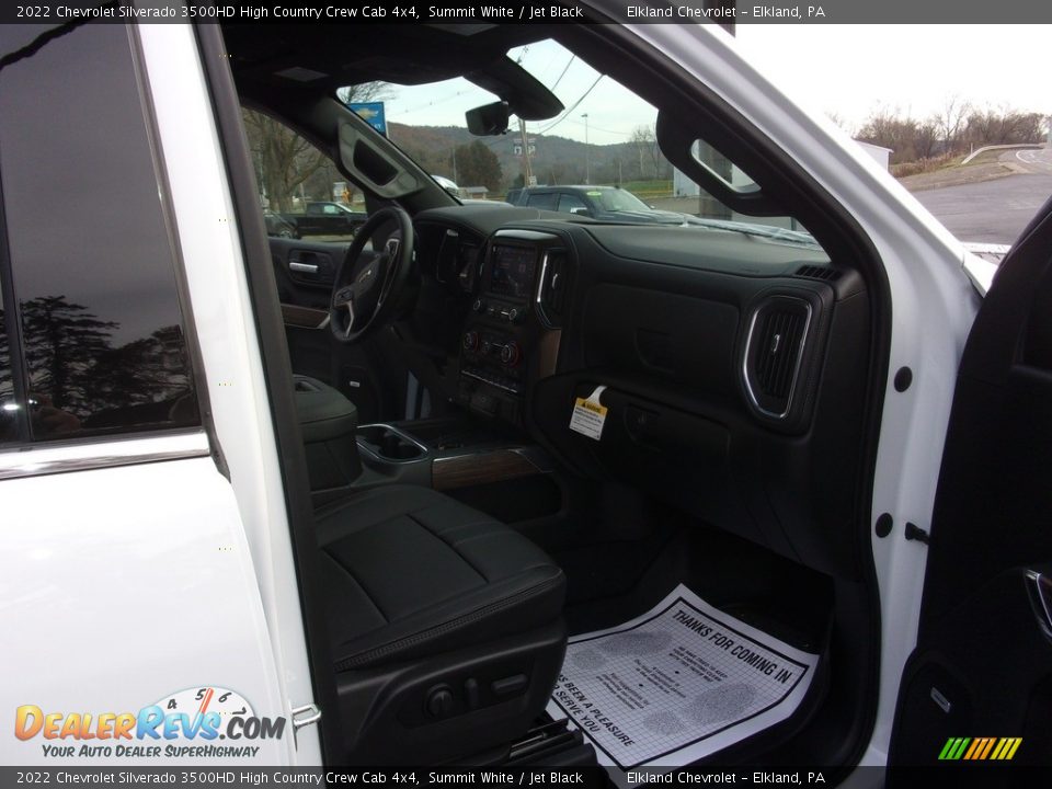 2022 Chevrolet Silverado 3500HD High Country Crew Cab 4x4 Summit White / Jet Black Photo #23