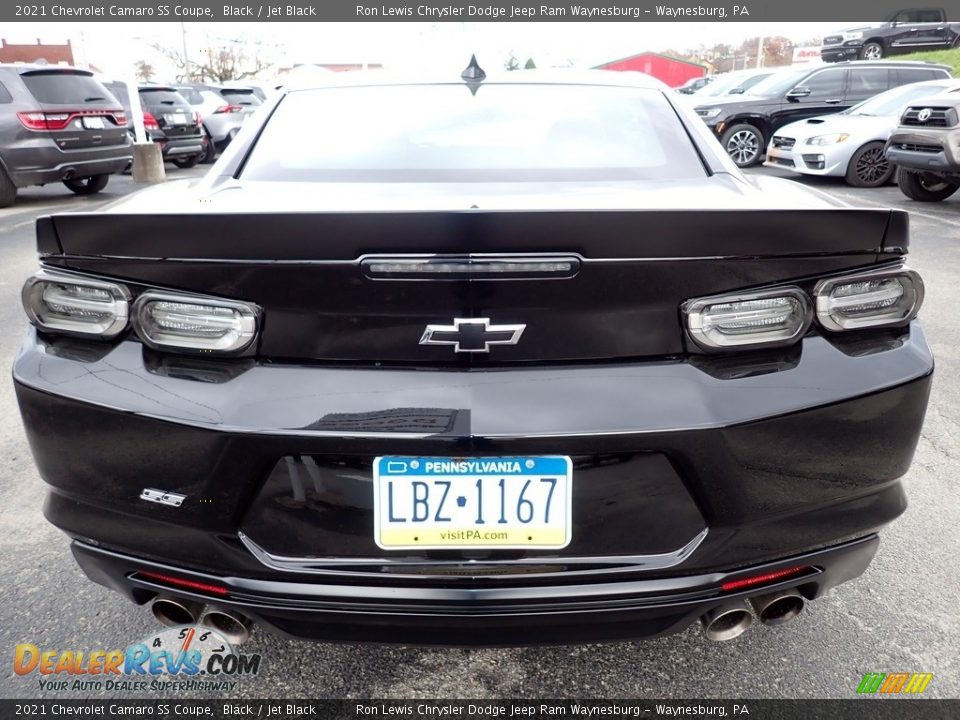 2021 Chevrolet Camaro SS Coupe Black / Jet Black Photo #4