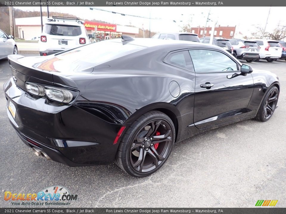 2021 Chevrolet Camaro SS Coupe Black / Jet Black Photo #5