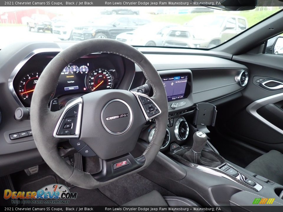 Jet Black Interior - 2021 Chevrolet Camaro SS Coupe Photo #12