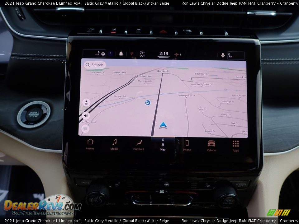 2021 Jeep Grand Cherokee L Limited 4x4 Baltic Gray Metallic / Global Black/Wicker Beige Photo #18