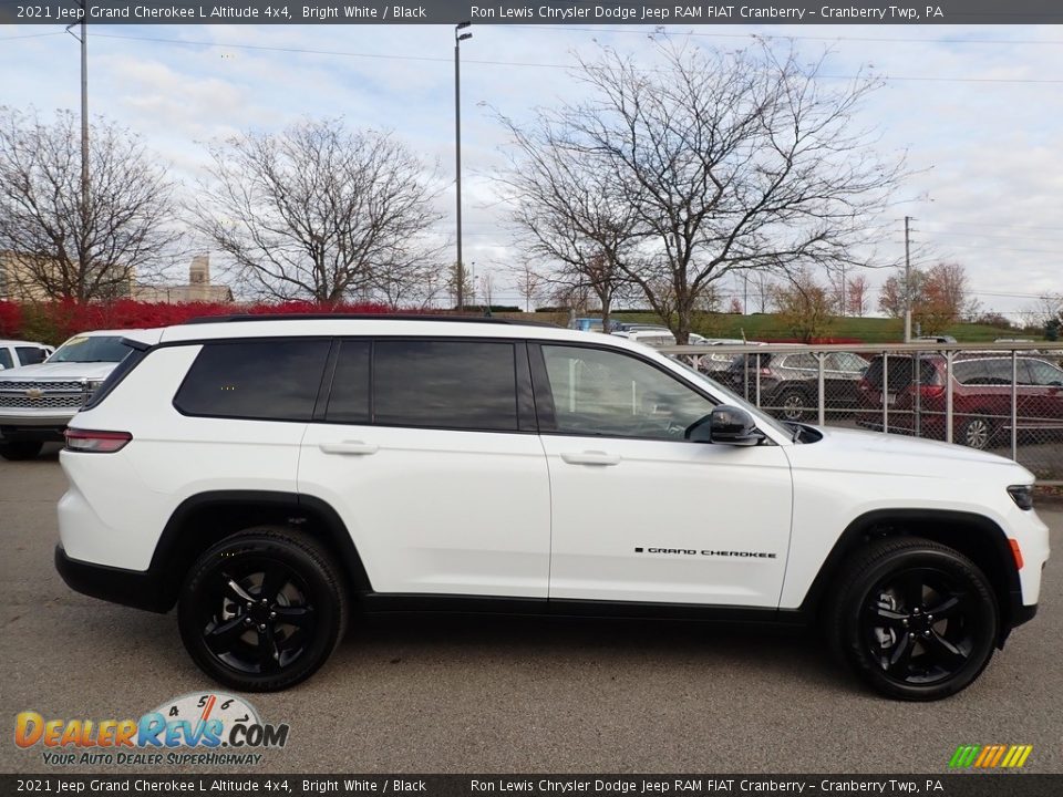 Bright White 2021 Jeep Grand Cherokee L Altitude 4x4 Photo #4