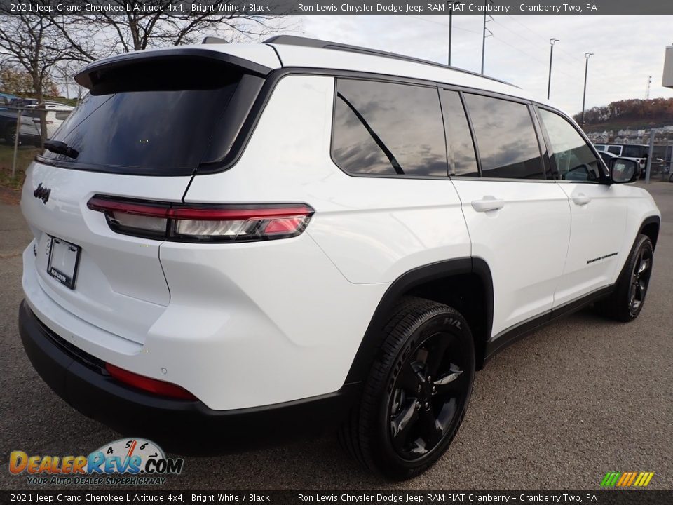 2021 Jeep Grand Cherokee L Altitude 4x4 Bright White / Black Photo #5