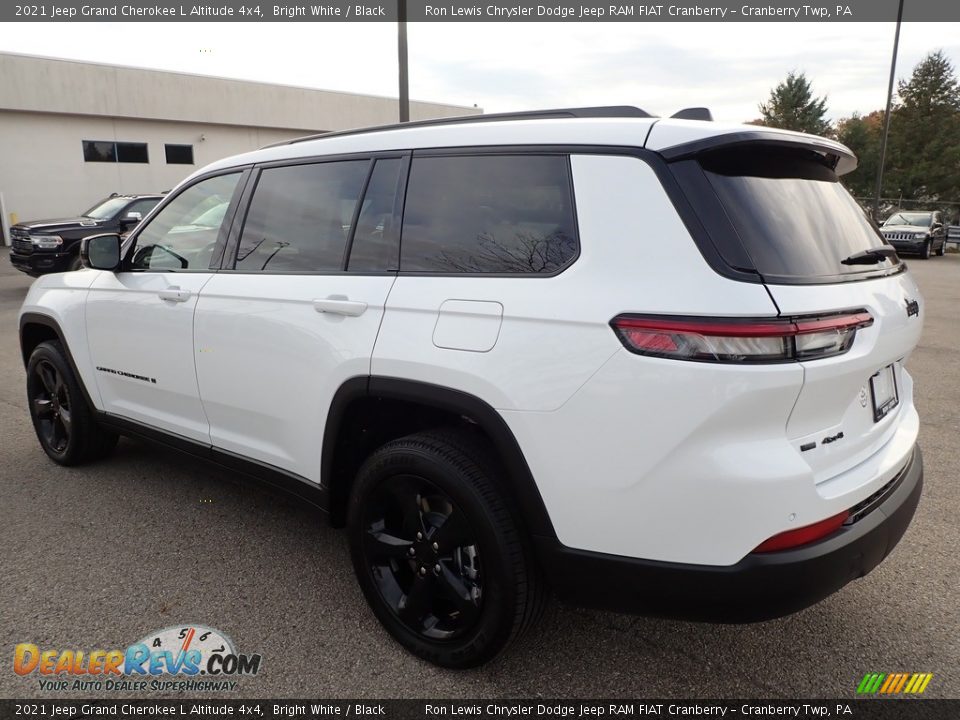 2021 Jeep Grand Cherokee L Altitude 4x4 Bright White / Black Photo #8