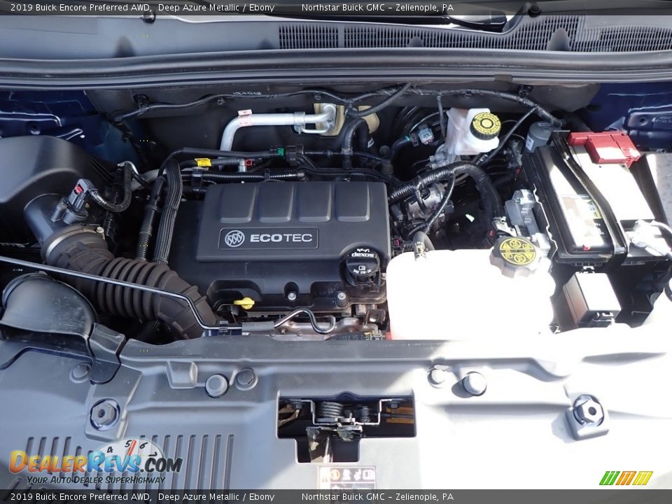 2019 Buick Encore Preferred AWD Deep Azure Metallic / Ebony Photo #2