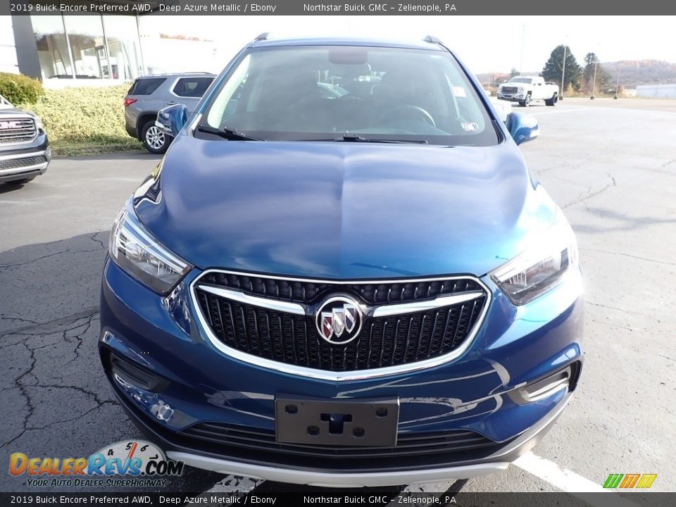2019 Buick Encore Preferred AWD Deep Azure Metallic / Ebony Photo #3