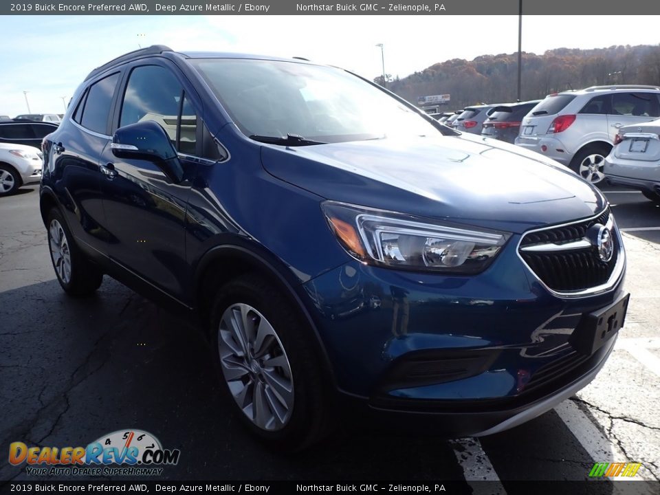 2019 Buick Encore Preferred AWD Deep Azure Metallic / Ebony Photo #4
