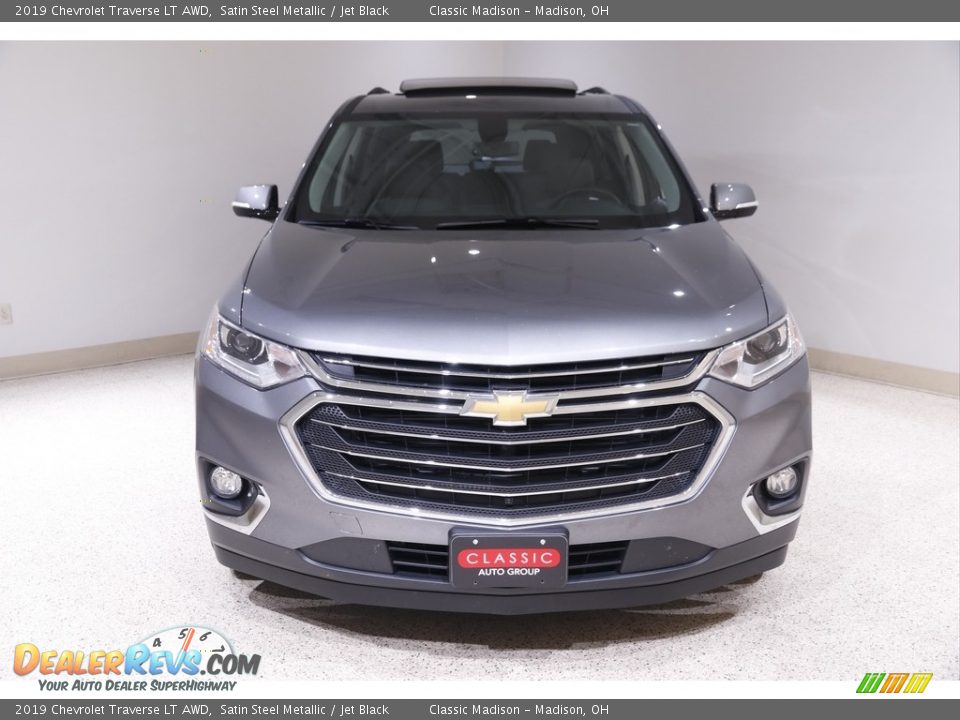 2019 Chevrolet Traverse LT AWD Satin Steel Metallic / Jet Black Photo #2