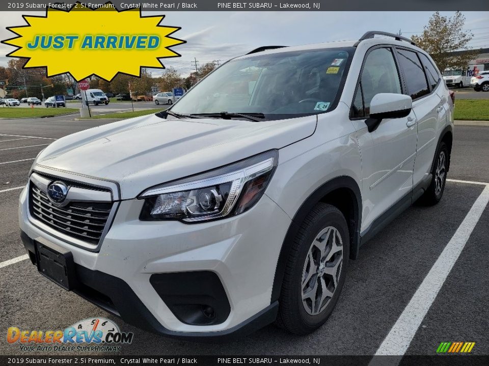 2019 Subaru Forester 2.5i Premium Crystal White Pearl / Black Photo #1