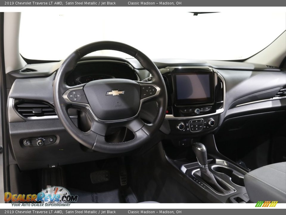 2019 Chevrolet Traverse LT AWD Satin Steel Metallic / Jet Black Photo #6