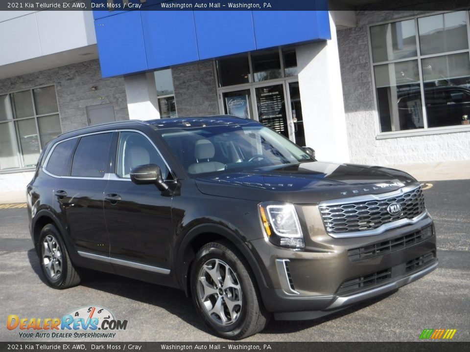 2021 Kia Telluride EX AWD Dark Moss / Gray Photo #1