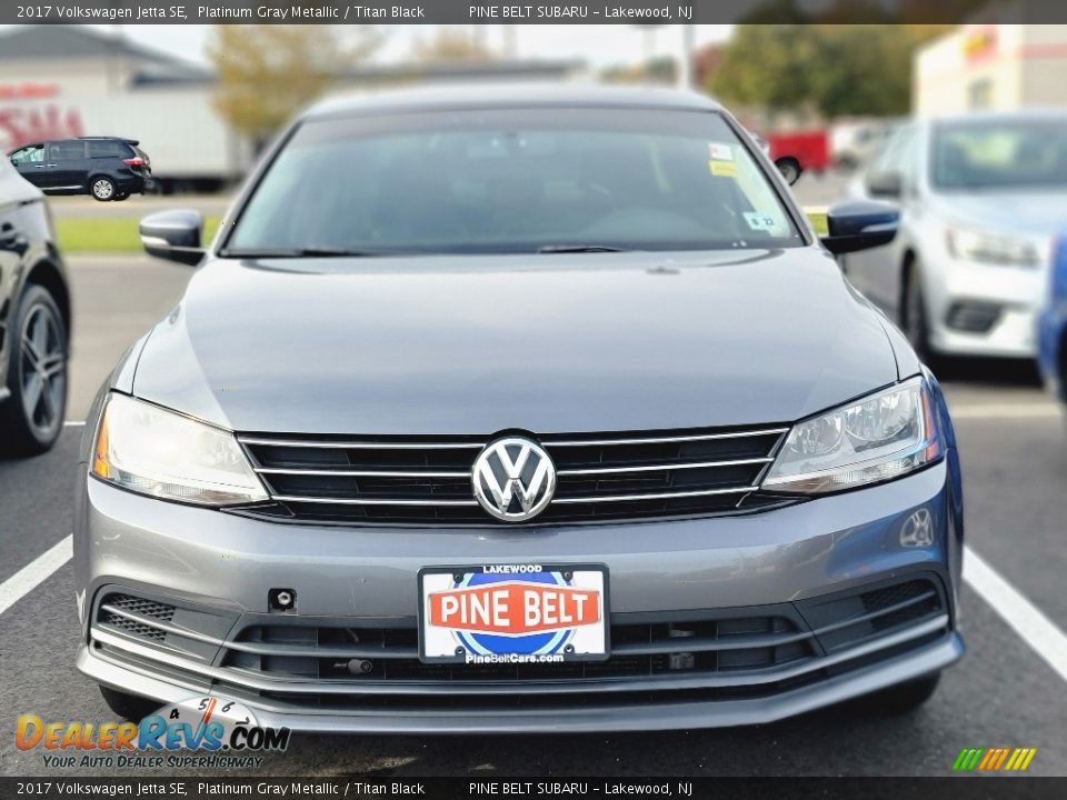 2017 Volkswagen Jetta SE Platinum Gray Metallic / Titan Black Photo #2