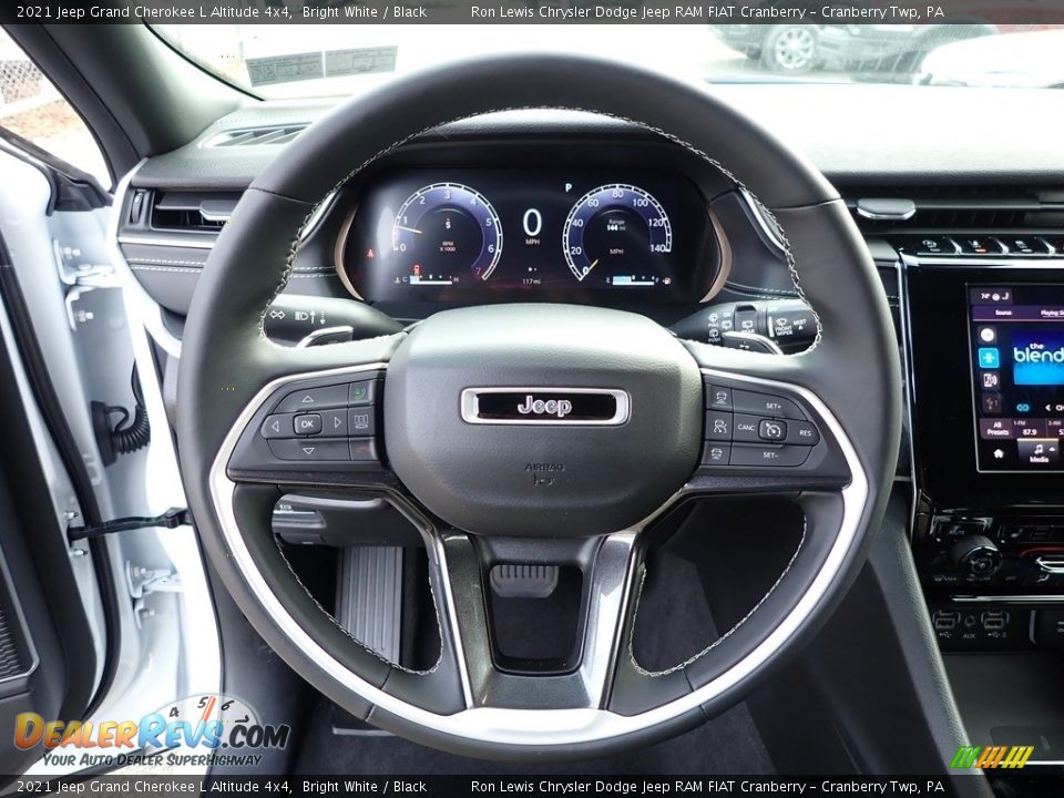 2021 Jeep Grand Cherokee L Altitude 4x4 Steering Wheel Photo #17