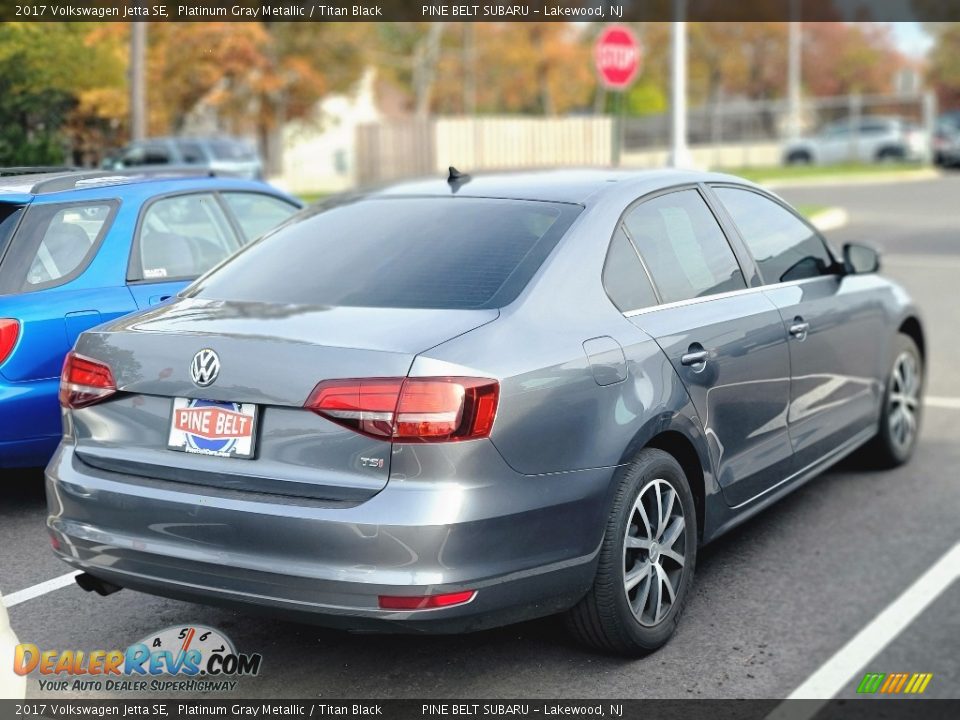 2017 Volkswagen Jetta SE Platinum Gray Metallic / Titan Black Photo #3