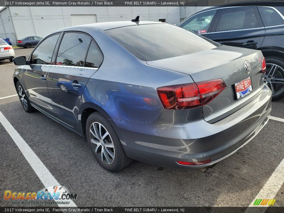 2017 Volkswagen Jetta SE Platinum Gray Metallic / Titan Black Photo #4