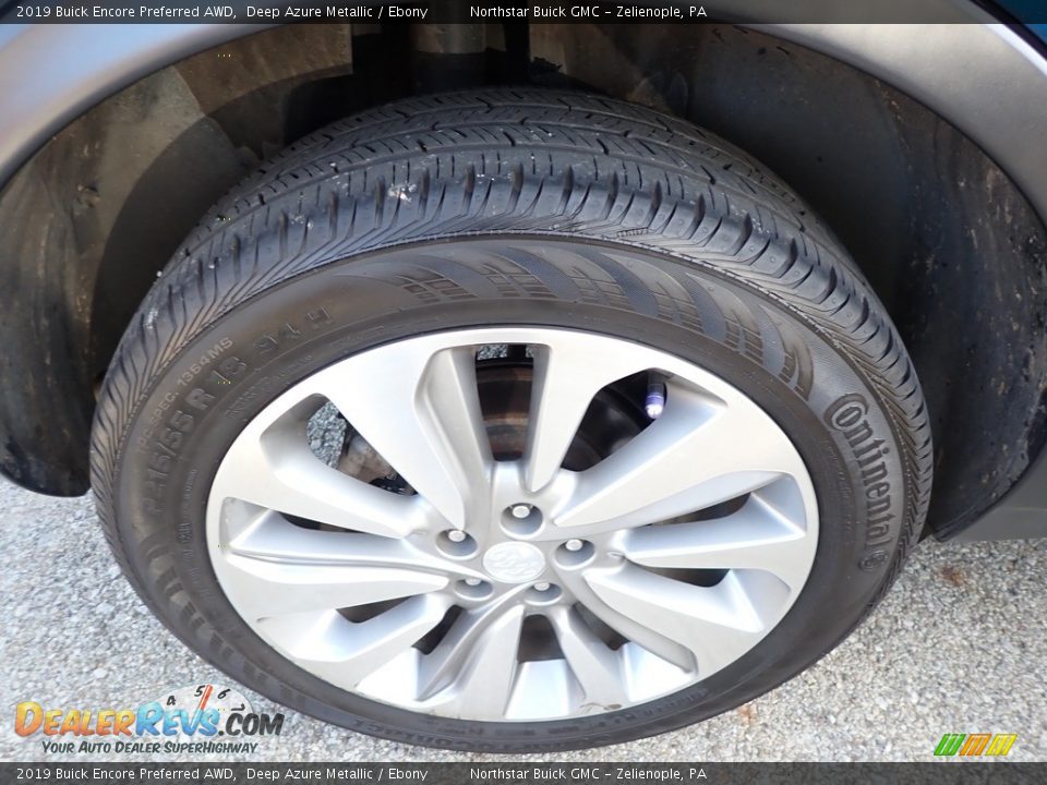 2019 Buick Encore Preferred AWD Deep Azure Metallic / Ebony Photo #14