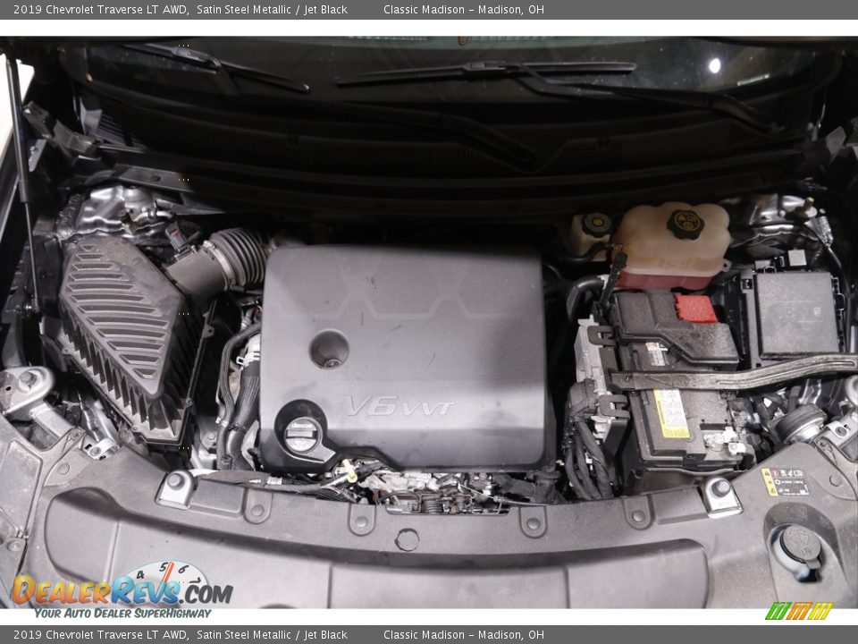 2019 Chevrolet Traverse LT AWD Satin Steel Metallic / Jet Black Photo #20