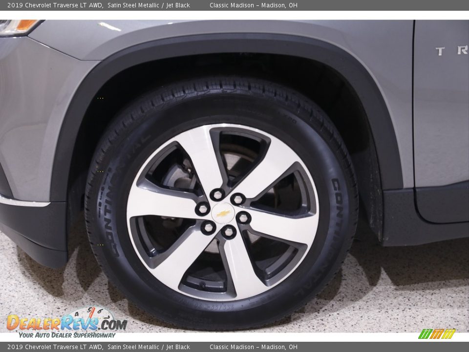 2019 Chevrolet Traverse LT AWD Satin Steel Metallic / Jet Black Photo #21