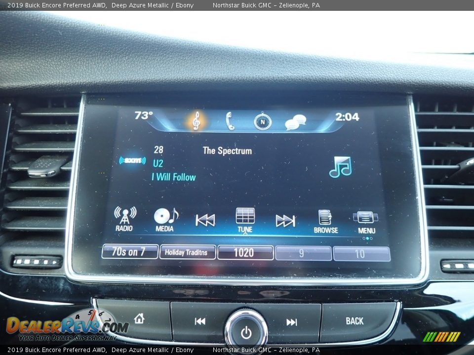 2019 Buick Encore Preferred AWD Deep Azure Metallic / Ebony Photo #22