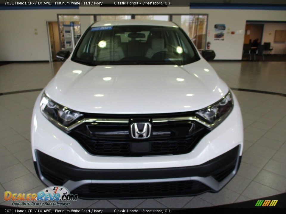 2021 Honda CR-V LX AWD Platinum White Pearl / Ivory Photo #2