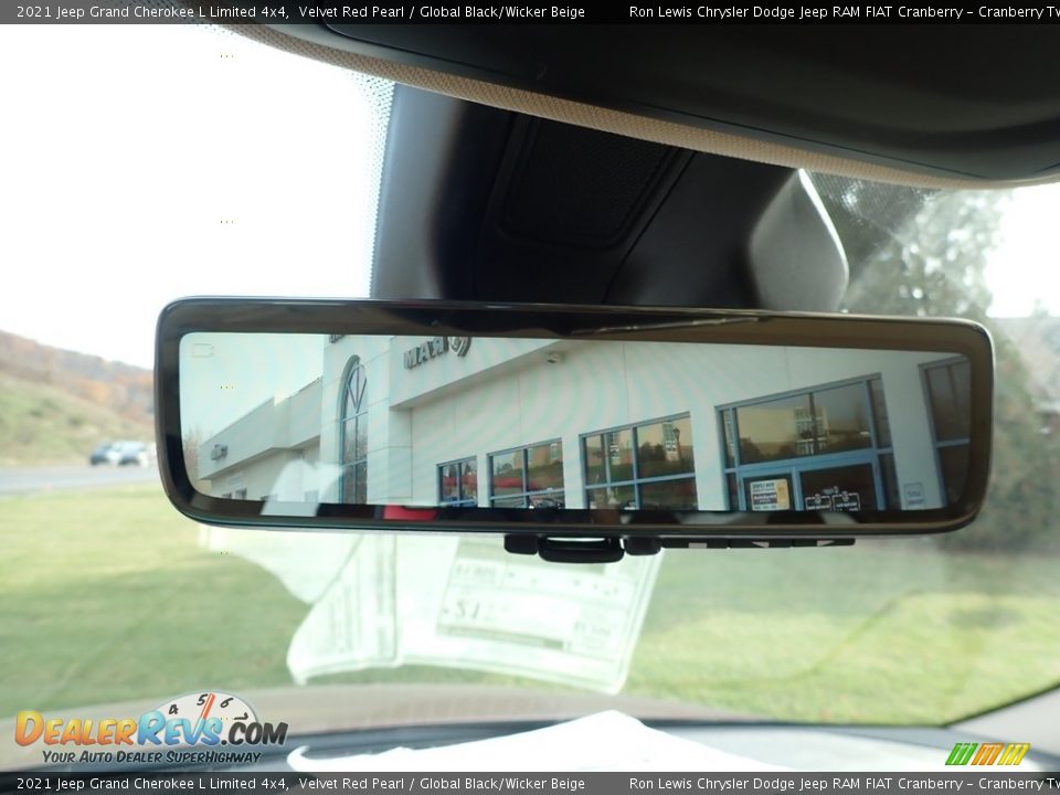 2021 Jeep Grand Cherokee L Limited 4x4 Velvet Red Pearl / Global Black/Wicker Beige Photo #20