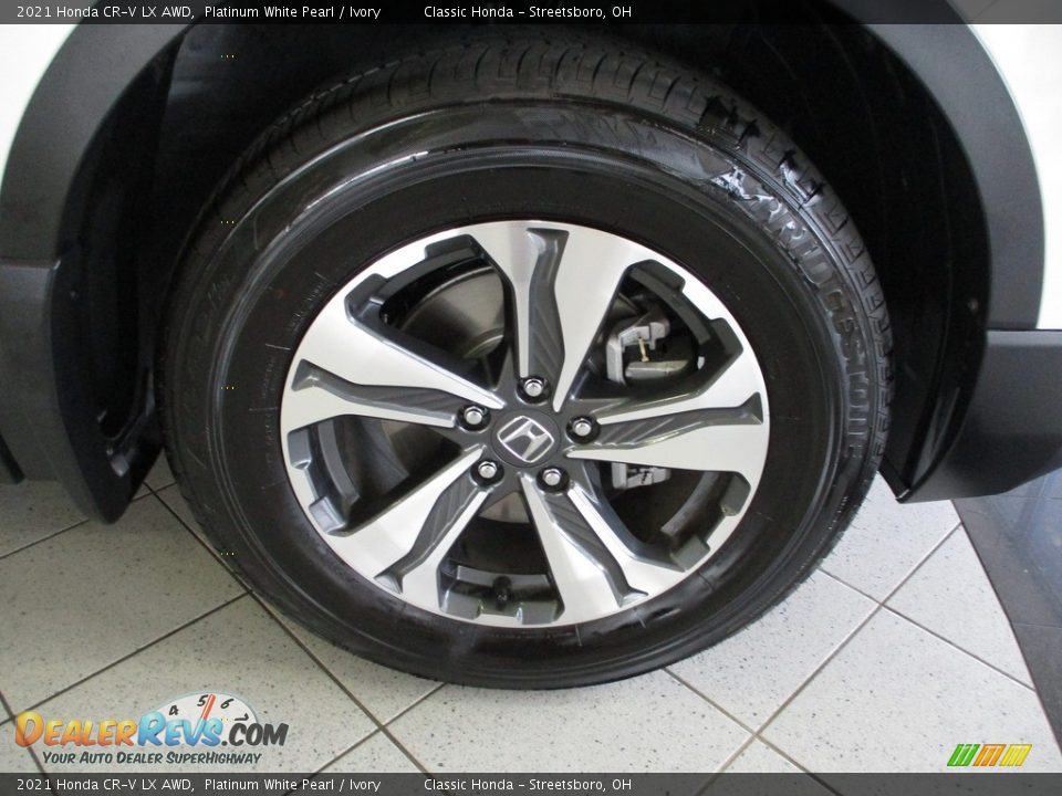 2021 Honda CR-V LX AWD Platinum White Pearl / Ivory Photo #5