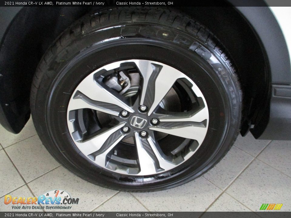 2021 Honda CR-V LX AWD Platinum White Pearl / Ivory Photo #6