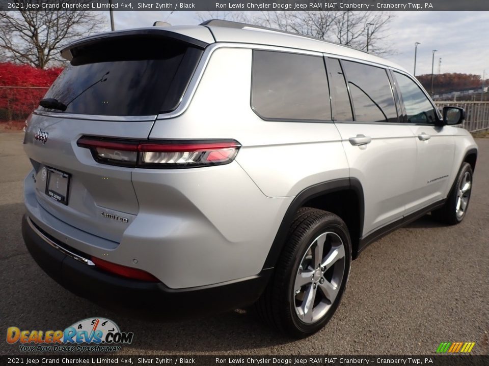 2021 Jeep Grand Cherokee L Limited 4x4 Silver Zynith / Black Photo #5