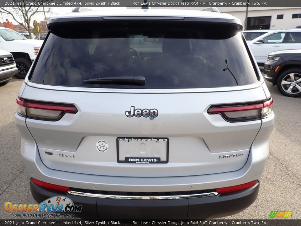 2021 Jeep Grand Cherokee L Limited 4x4 Silver Zynith / Black Photo #6