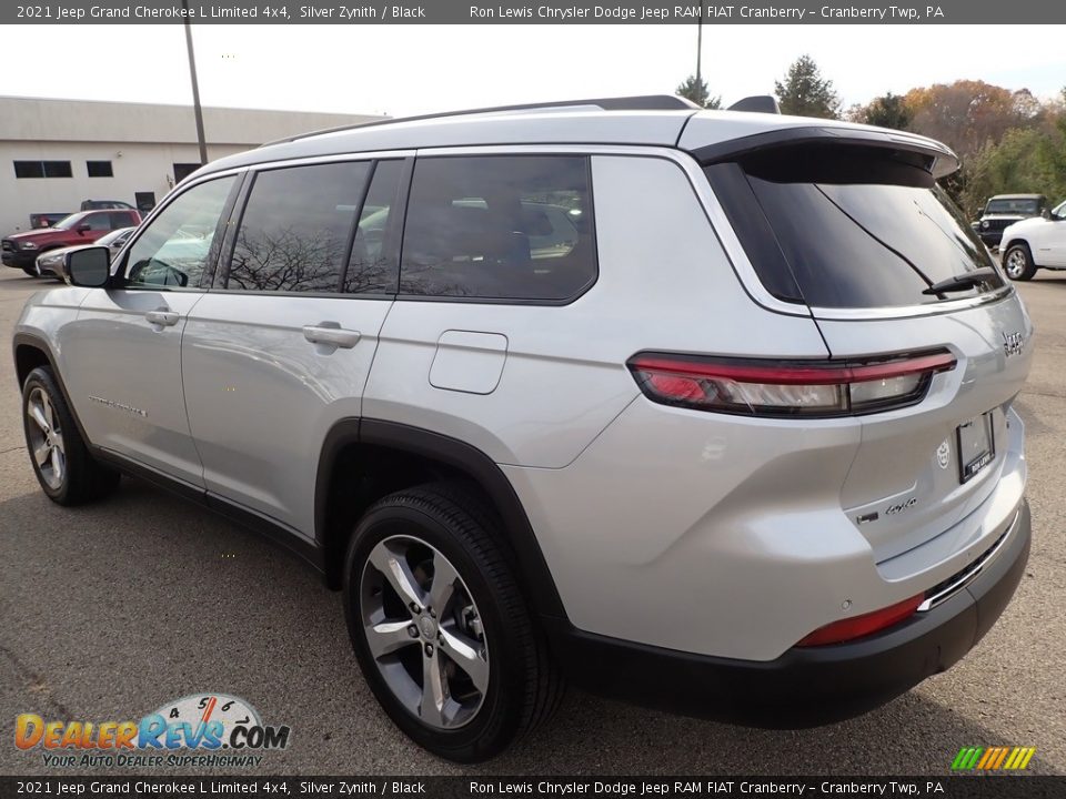 2021 Jeep Grand Cherokee L Limited 4x4 Silver Zynith / Black Photo #8