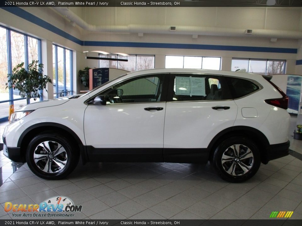 2021 Honda CR-V LX AWD Platinum White Pearl / Ivory Photo #10