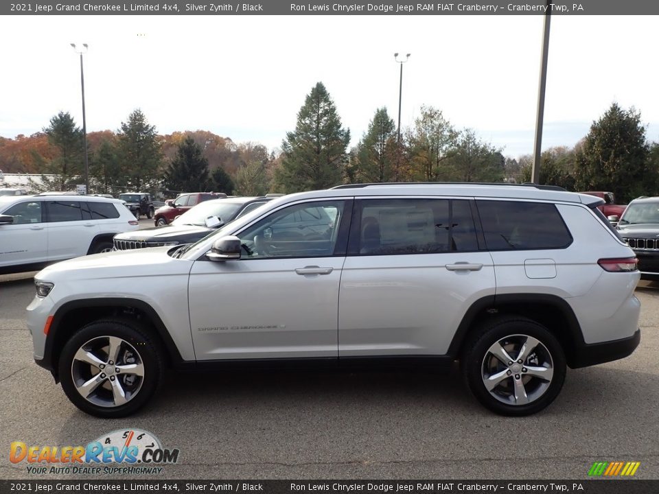 2021 Jeep Grand Cherokee L Limited 4x4 Silver Zynith / Black Photo #9