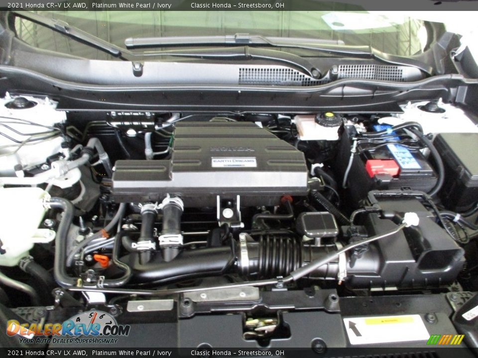2021 Honda CR-V LX AWD Platinum White Pearl / Ivory Photo #13