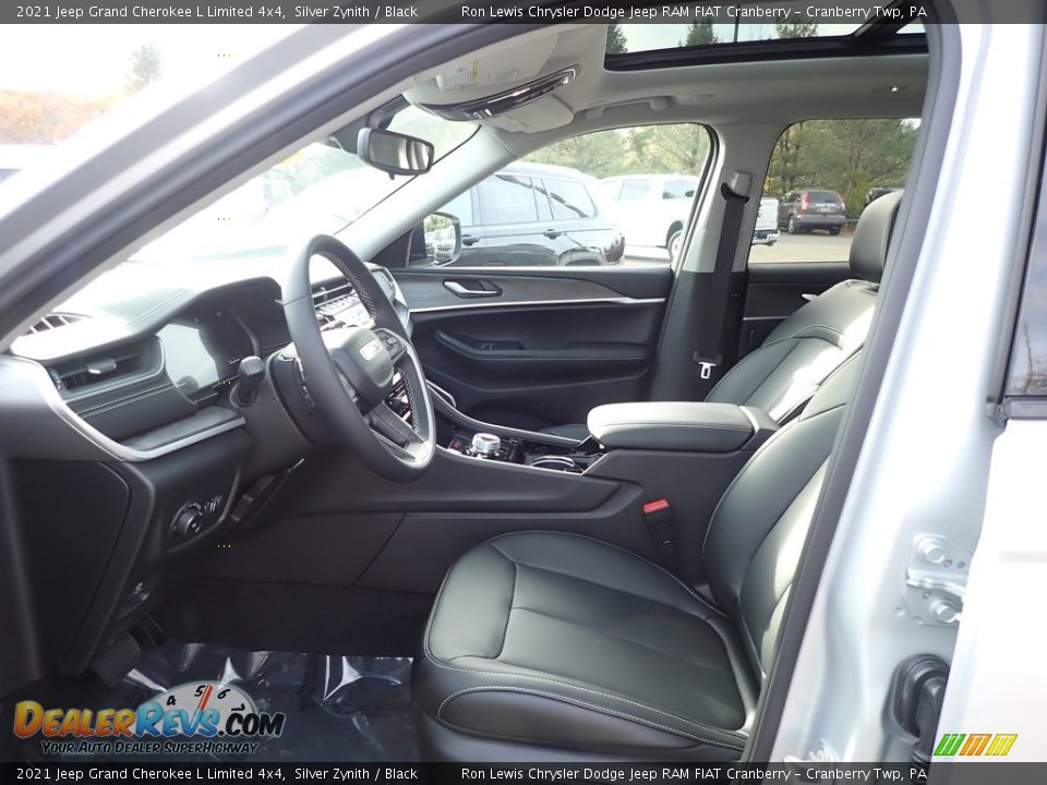 2021 Jeep Grand Cherokee L Limited 4x4 Silver Zynith / Black Photo #12