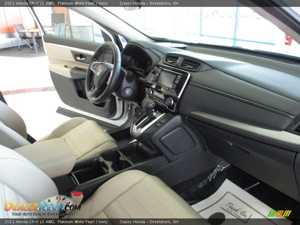 2021 Honda CR-V LX AWD Platinum White Pearl / Ivory Photo #15